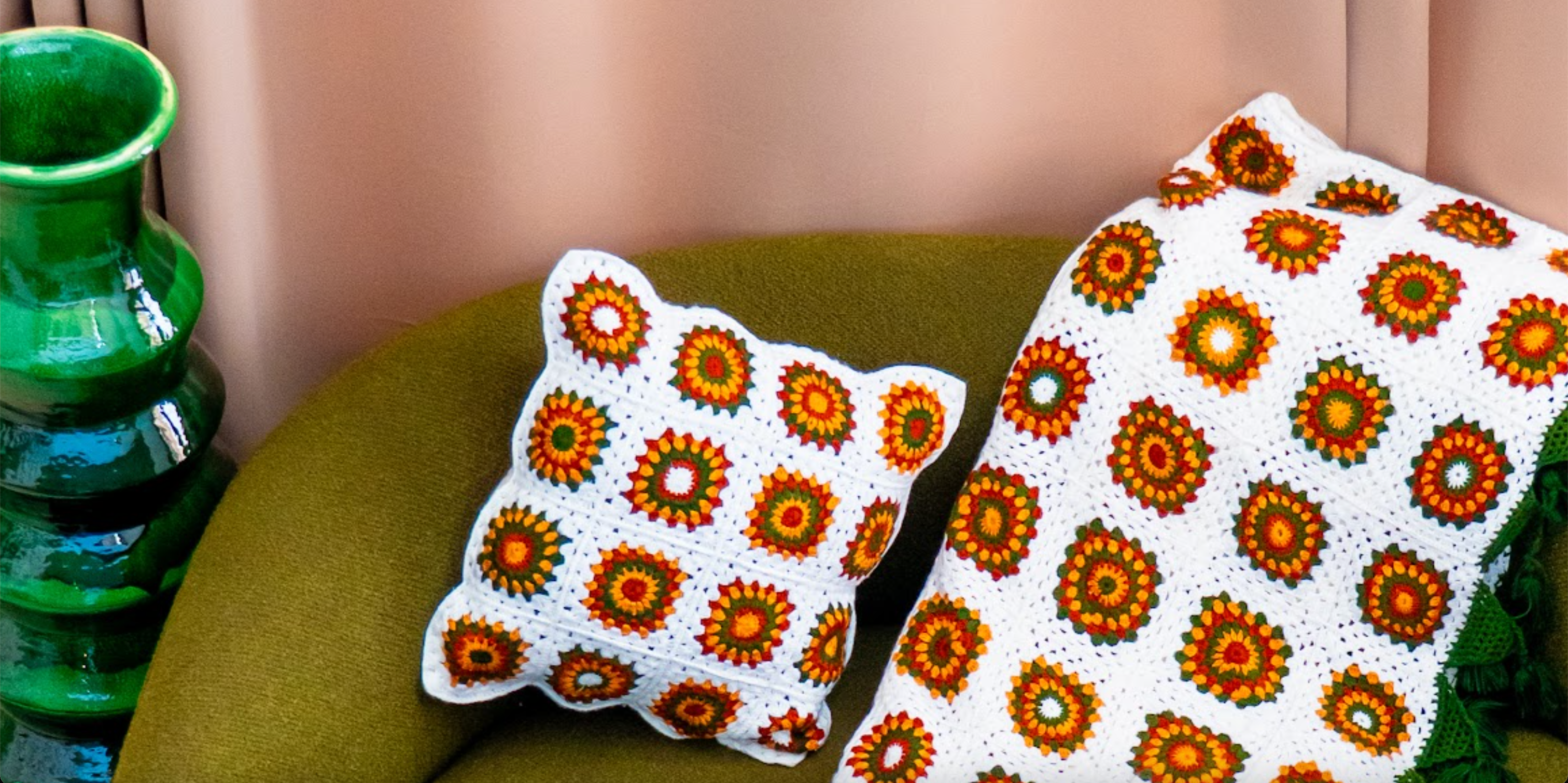 Crochet Cushion Covers
