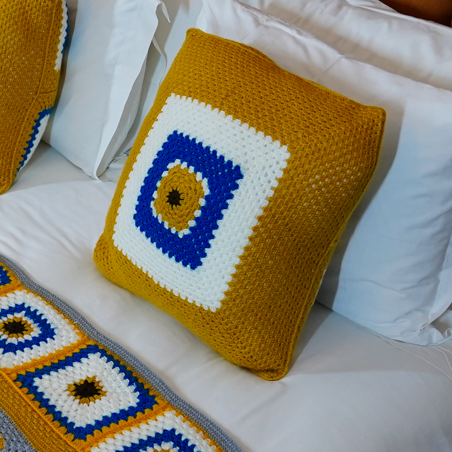 Latifa Crochet Cushion Cover
