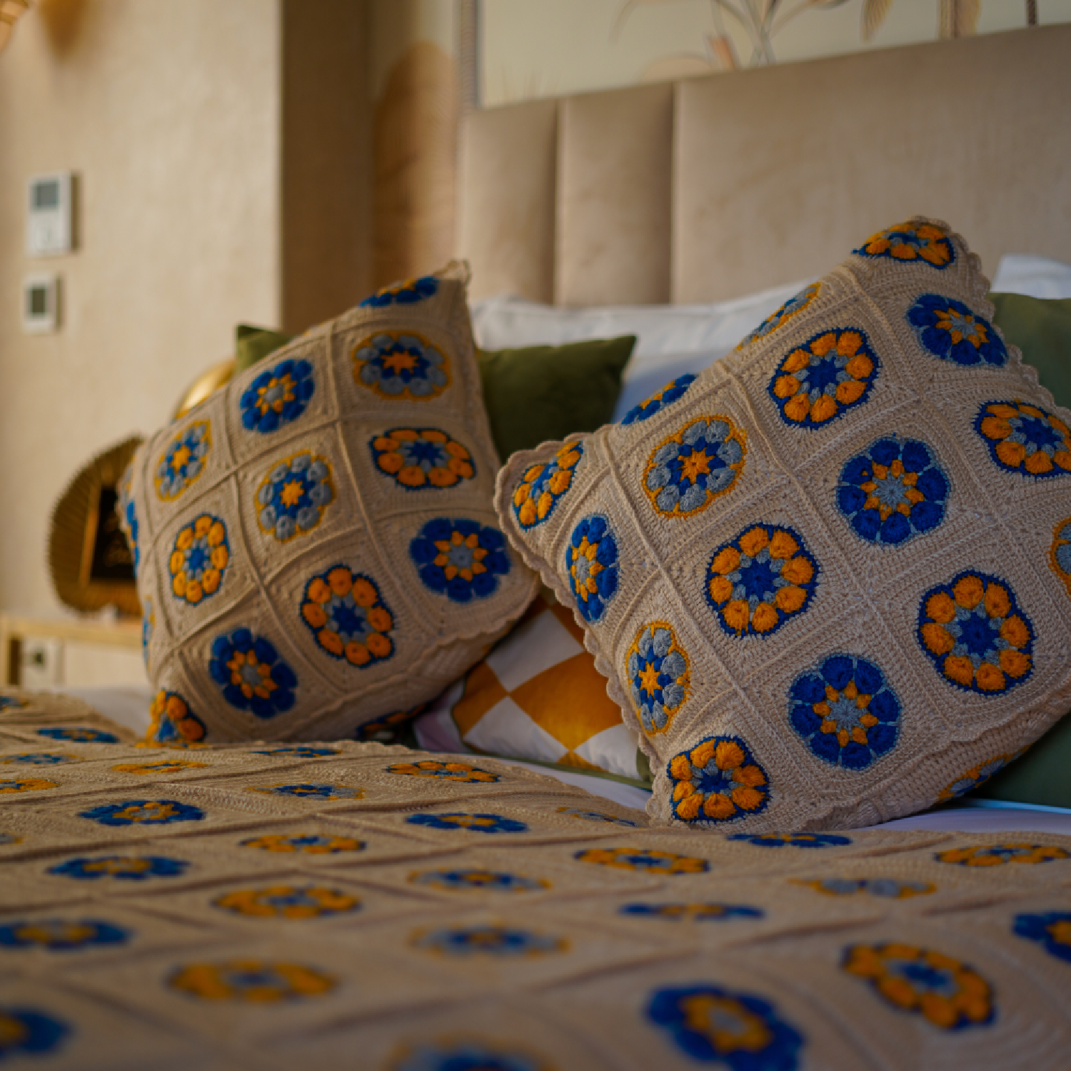 Sahara Crochet Cusion Cover