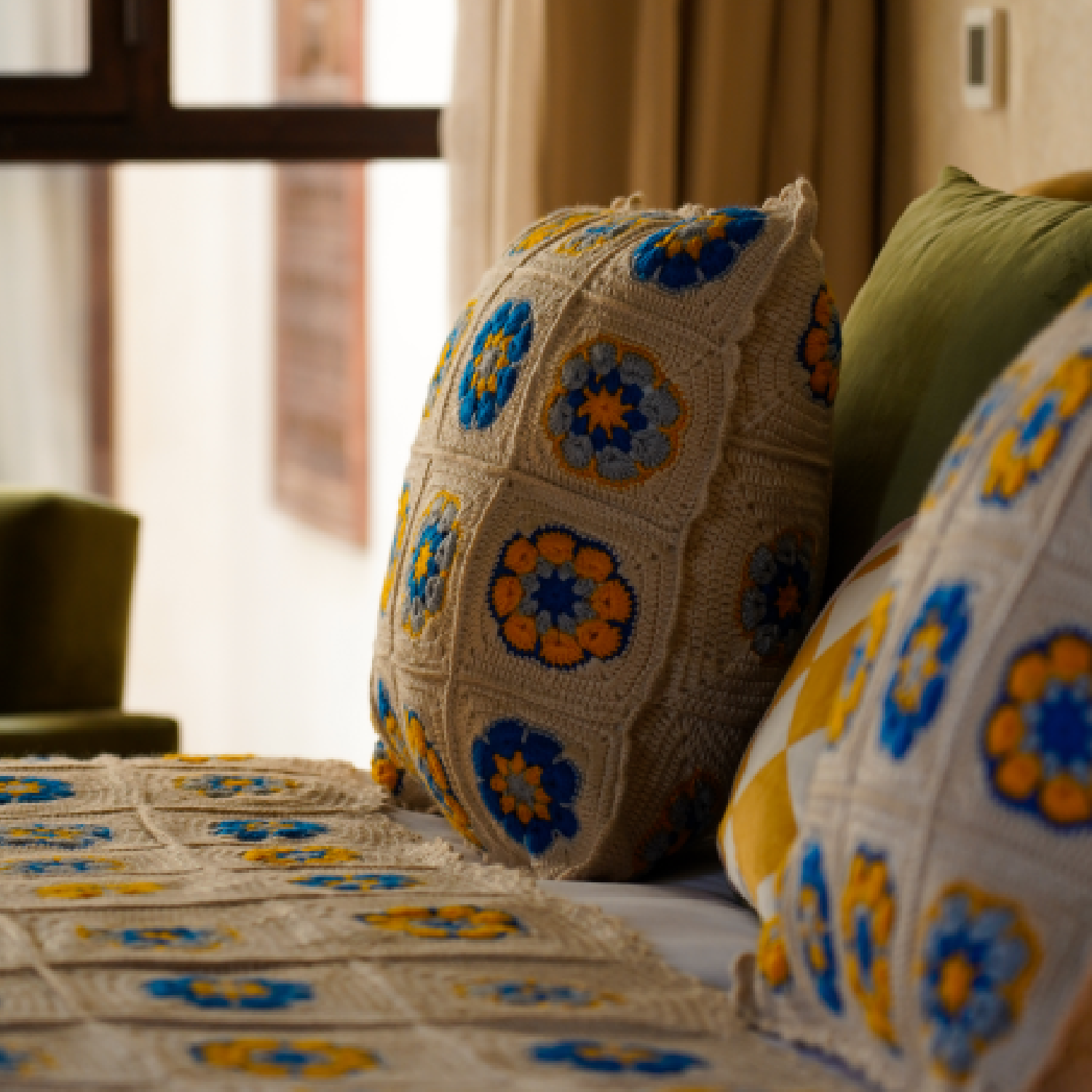 Sahara Crochet Cusion Cover