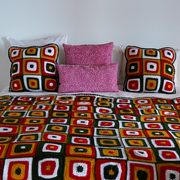 Christmas Square Crochet Blanket