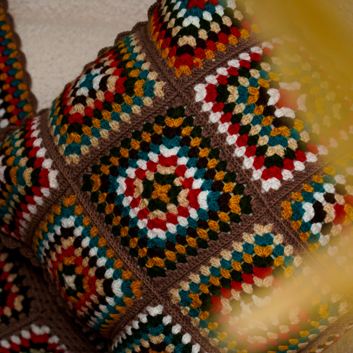 Mom Crochet Cushion Cover