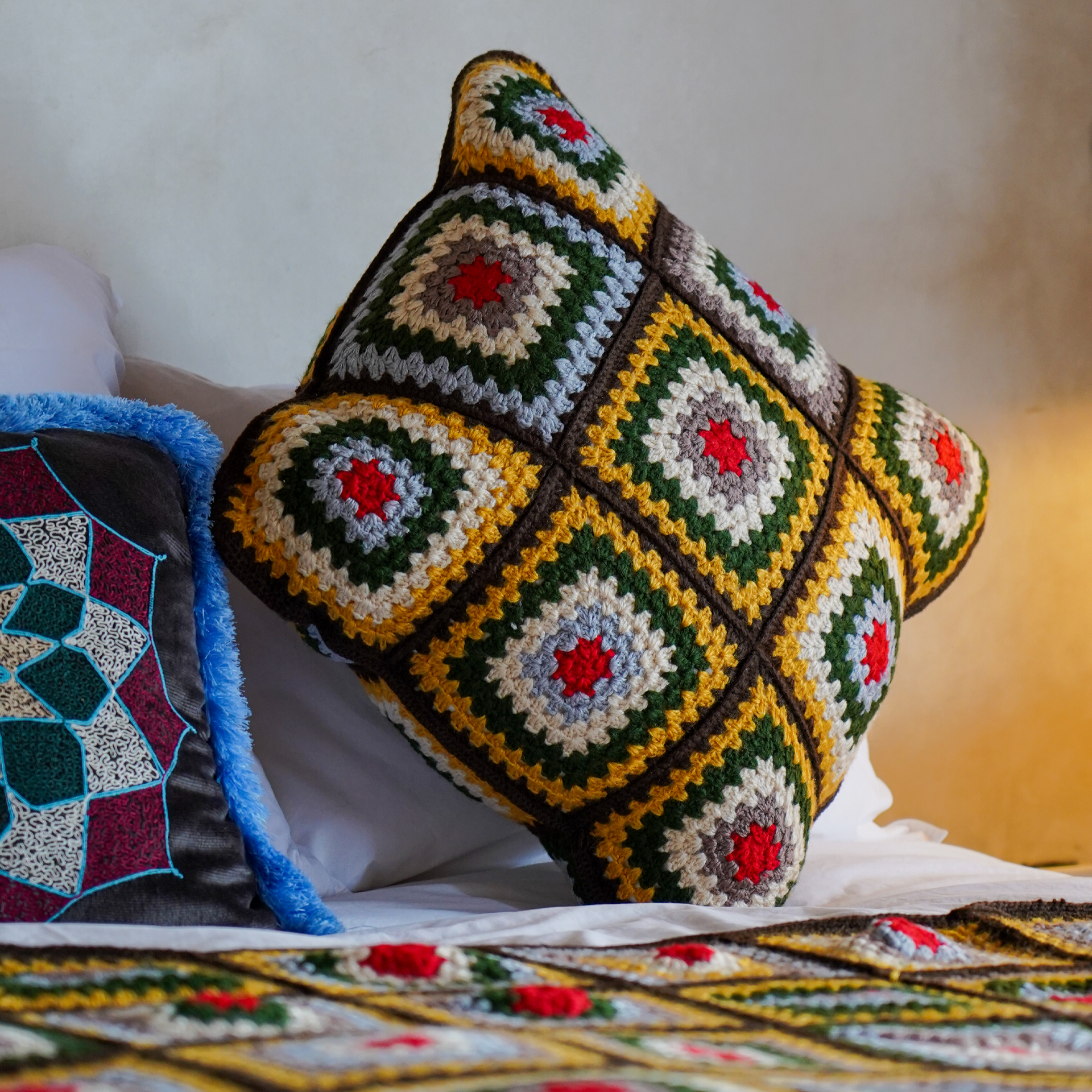 Stranger Crochet Cushion Cover