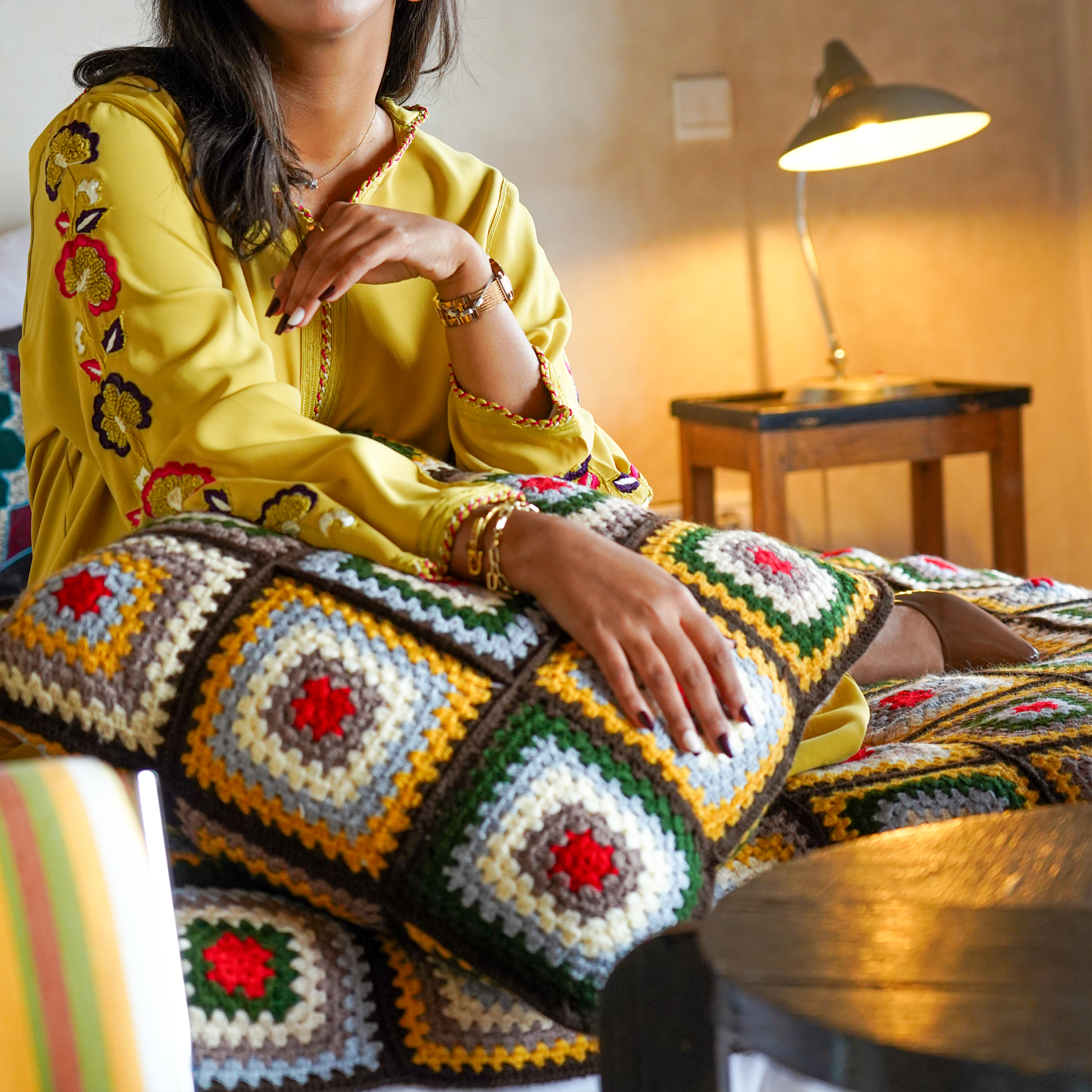 Stranger Crochet Cushion Cover