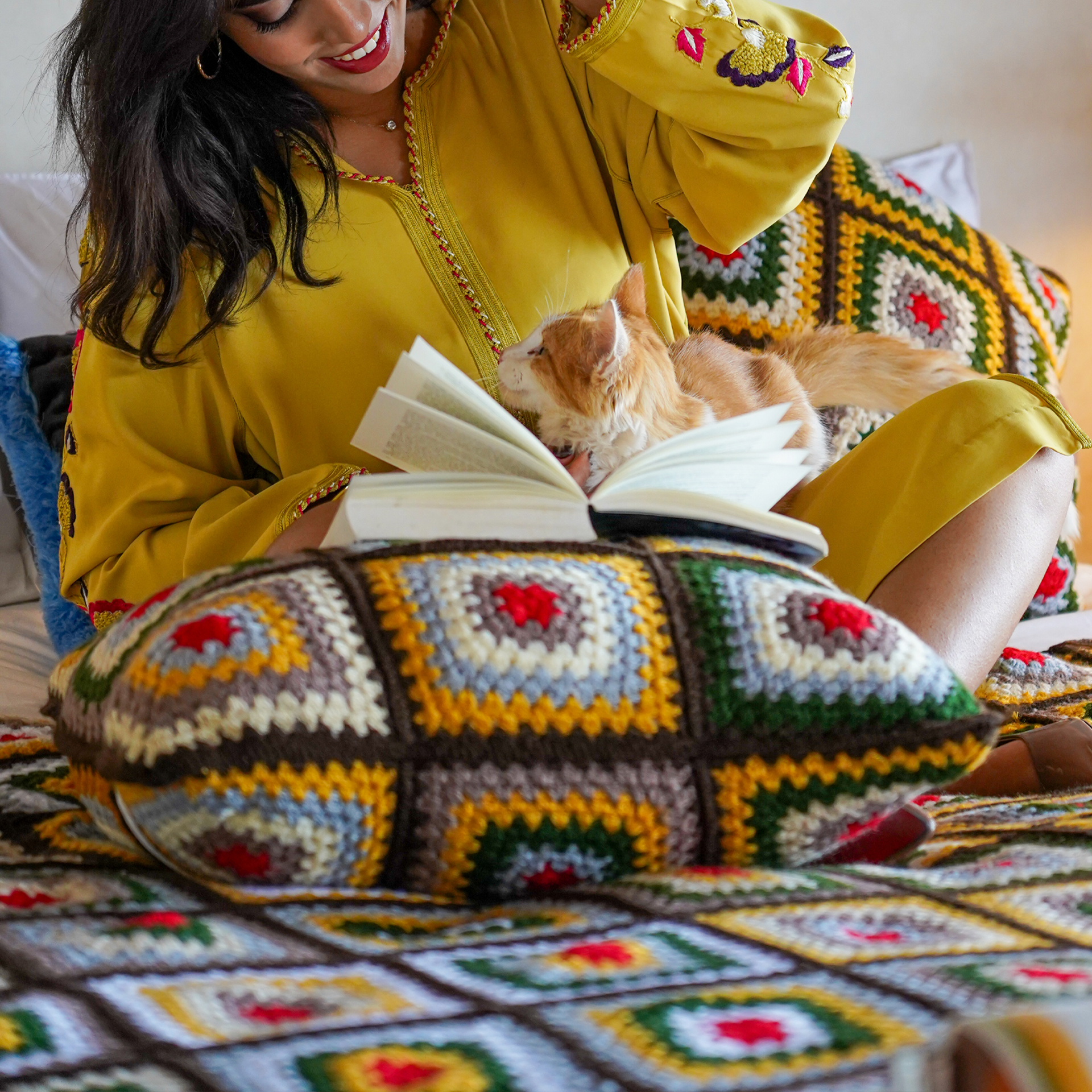 Stranger Crochet Cushion Cover